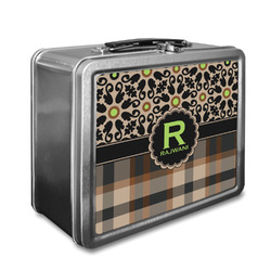 Moroccan Mosaic & Plaid Lunch Box (Personalized)