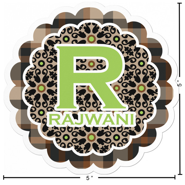 Moroccan Mosaic & Plaid Custom Shape Iron On Patches - L - APPROVAL