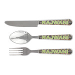 Moroccan Mosaic & Plaid Cutlery Set (Personalized)