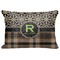 Moroccan Mosaic & Plaid Decorative Baby Pillowcase - 16"x12" (Personalized)