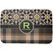 Moroccan Mosaic & Plaid Dish Drying Mat (Personalized)