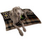 Moroccan Mosaic & Plaid Dog Bed - Large w/ Name and Initial