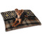 Moroccan Mosaic & Plaid Dog Bed - Small LIFESTYLE