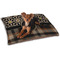 Moroccan Mosaic & Plaid Dog Bed - Small w/ Name and Initial