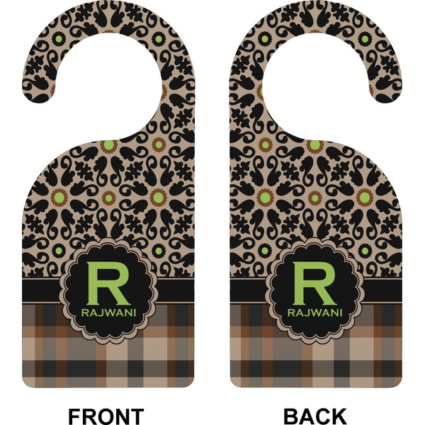 Moroccan Mosaic & Plaid Door Hanger (Approval)