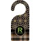 Moroccan Mosaic & Plaid Door Hanger (Personalized)