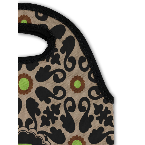 Moroccan Mosaic & Plaid Double Wine Tote - Detail 1 (new)