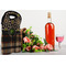 Moroccan Mosaic & Plaid Double Wine Tote - LIFESTYLE (new)