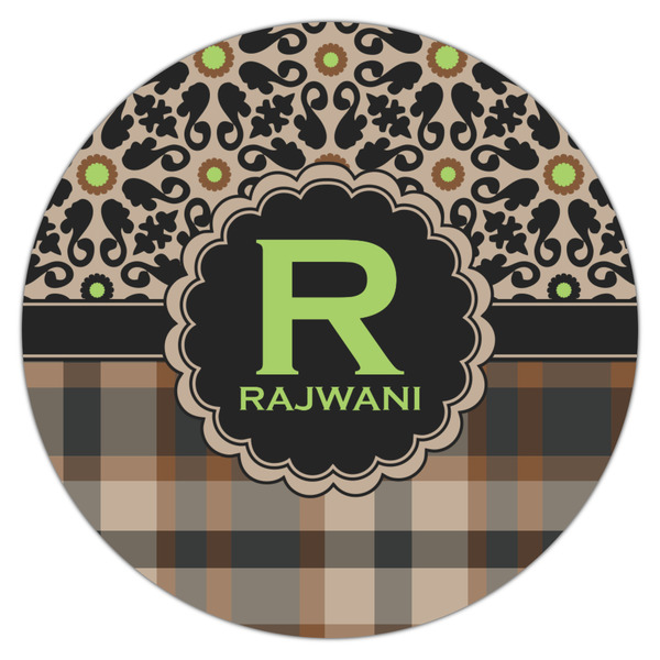 Moroccan Mosaic & Plaid Drink Topper - XSmall - Single