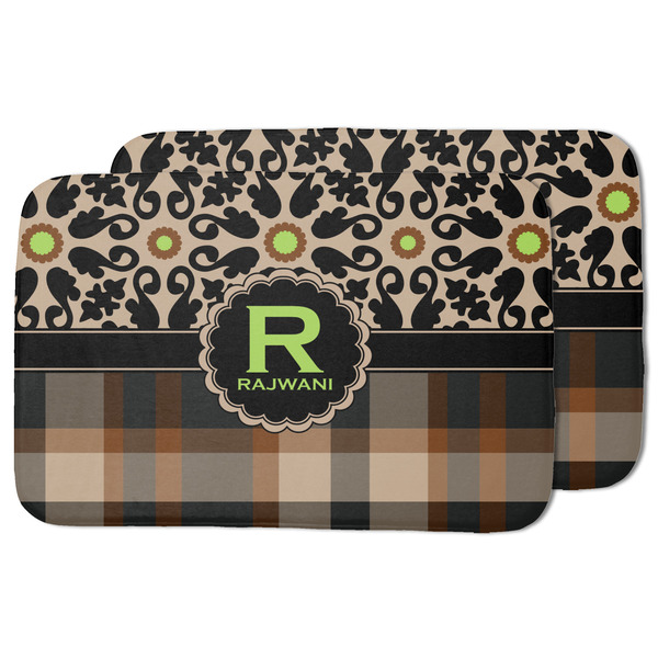 Moroccan Mosaic & Plaid Drying Dish Mat - MAIN