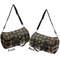 Moroccan Mosaic & Plaid Duffle bag large front and back sides