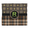 Moroccan Mosaic & Plaid Duvet Cover - King - Front