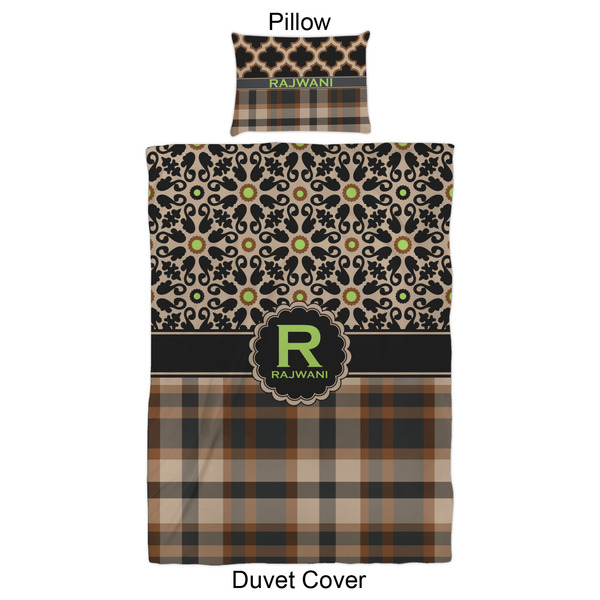 Moroccan Mosaic & Plaid Duvet Cover Set - Twin XL - Approval