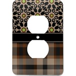 Moroccan Mosaic & Plaid Electric Outlet Plate
