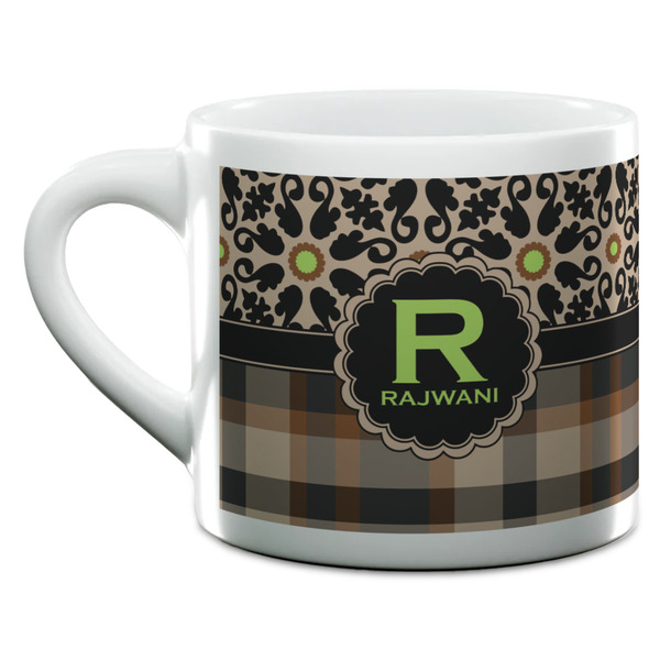 Moroccan Mosaic & Plaid Espresso Cup - 6oz (Double Shot) (MAIN)