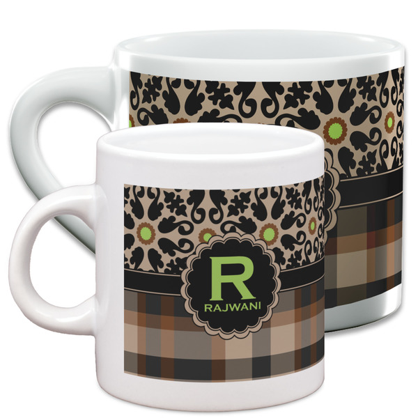 Moroccan Mosaic & Plaid Espresso Mugs - Main Parent