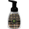 Moroccan Mosaic & Plaid Foam Soap Bottle - Black (Personalized)