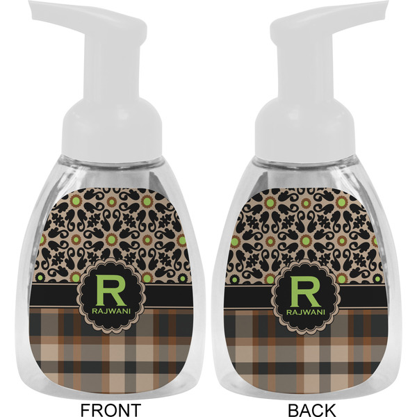 Moroccan Mosaic & Plaid Foam Soap Bottle Approval - White