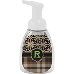 Moroccan Mosaic & Plaid Foam Soap Bottle (Personalized)