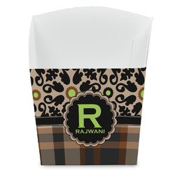Moroccan Mosaic & Plaid French Fry Favor Boxes (Personalized)