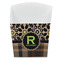 Moroccan Mosaic & Plaid French Fry Favor Box - Front View