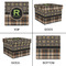 Moroccan Mosaic & Plaid Gift Boxes with Lid - Canvas Wrapped - X-Large - Approval