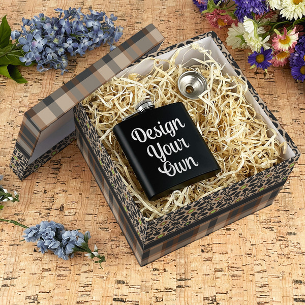 Moroccan Mosaic & Plaid Gift Boxes with Lid - Canvas Wrapped - X-Large - In Context