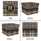 Moroccan Mosaic & Plaid Gift Boxes with Lid - Canvas Wrapped - XX-Large - Approval