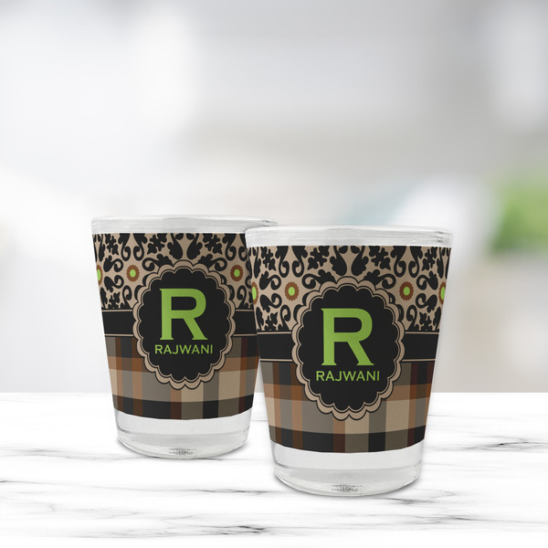 Moroccan Mosaic & Plaid Glass Shot Glass - Standard - LIFESTYLE