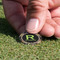 Moroccan Mosaic & Plaid Golf Ball Marker - Hand
