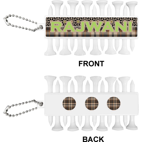 Moroccan Mosaic & Plaid Golf Buddy (Approval)