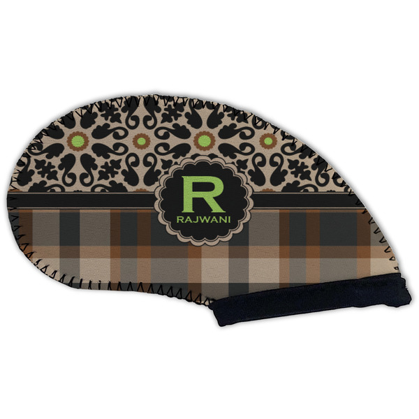 Moroccan Mosaic & Plaid Golf Club Covers - BACK