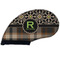 Moroccan Mosaic & Plaid Golf Club Covers - FRONT