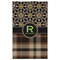 Moroccan Mosaic & Plaid Golf Towel - Front (Large)