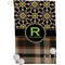 Moroccan Mosaic & Plaid Golf Towel (Personalized)
