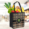 Moroccan Mosaic & Plaid Grocery Bag - LIFESTYLE
