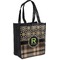 Moroccan Mosaic & Plaid Grocery Bag (Personalized)