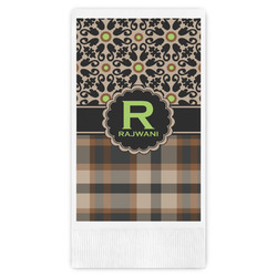 Moroccan Mosaic & Plaid Guest Paper Towels - Full Color (Personalized)