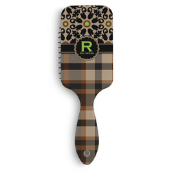 Moroccan Mosaic & Plaid Hair Brushes (Personalized)