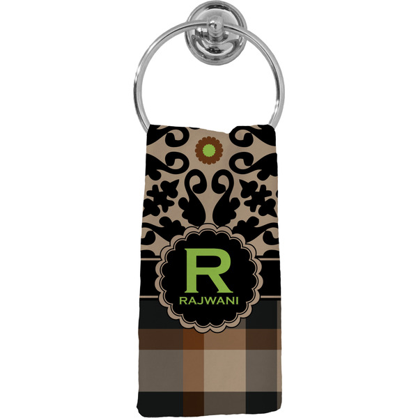Custom Moroccan Mosaic & Plaid Hand Towel - Full Print (Personalized)