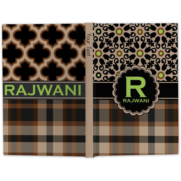 Moroccan Mosaic & Plaid Hard Cover Journal - Apvl