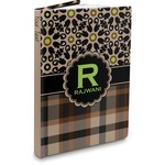 Moroccan Mosaic & Plaid Hardbound Journal - 5.75" x 8" (Personalized)