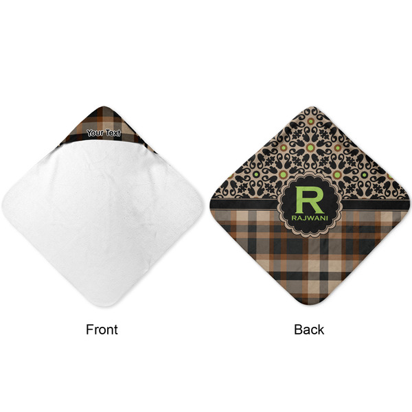 Moroccan Mosaic & Plaid Hooded Baby Towel- Approval