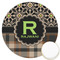Moroccan Mosaic & Plaid Printed Cookie Topper - 3.25" (Personalized)