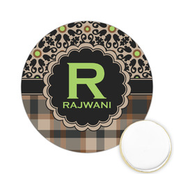 Moroccan Mosaic & Plaid Printed Cookie Topper - 2.15" (Personalized)