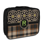 Moroccan Mosaic & Plaid Insulated Lunch Bag (Personalized)