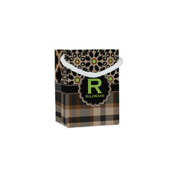 Moroccan Mosaic & Plaid Jewelry Gift Bags - Gloss (Personalized)