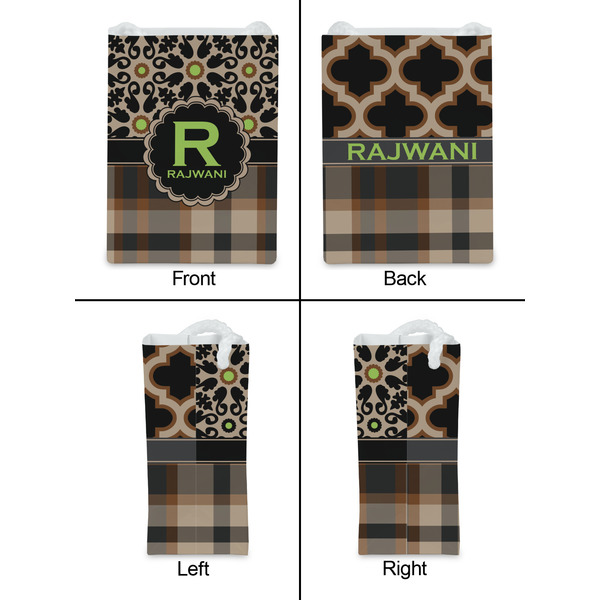 Moroccan Mosaic & Plaid Jewelry Gift Bag - Matte - Approval