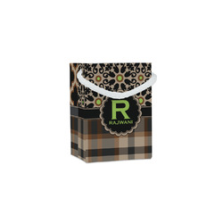 Moroccan Mosaic & Plaid Jewelry Gift Bags - Matte (Personalized)