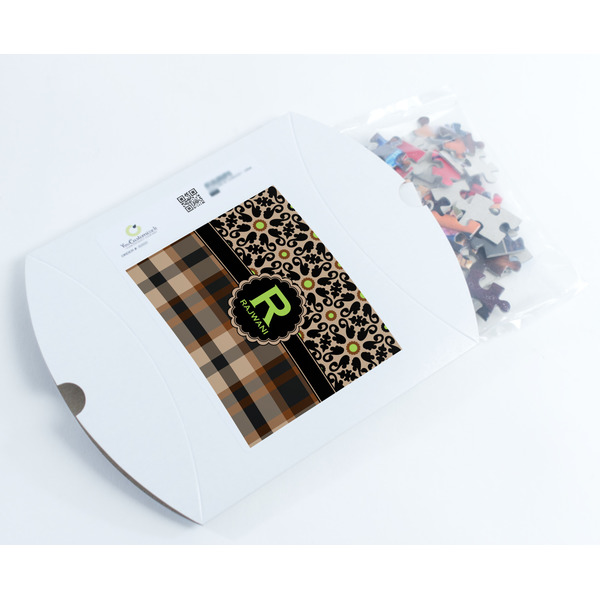 Moroccan Mosaic & Plaid Jigsaw Puzzle 110 Piece - Box